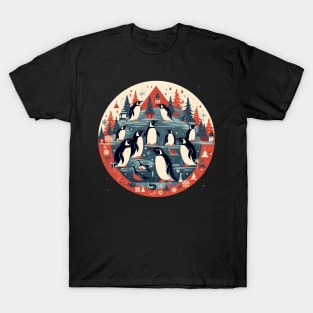 Penguin in Ornmament, Love Penguins T-Shirt